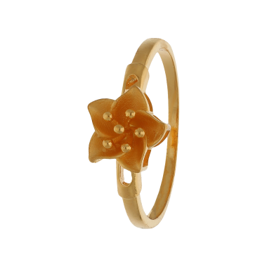 ELEGANT GOLD FLORAL RING